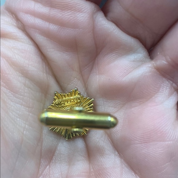 Chanel Gold Tone Cufflink - Picture 3 of 5